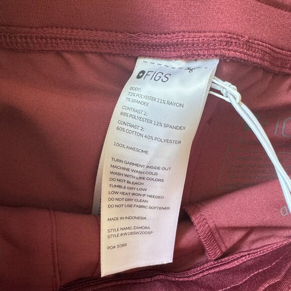 New! Figs Zamora 2.0 Petite Jogger Size XXS in Mauve Pink - Picture 7 of 12